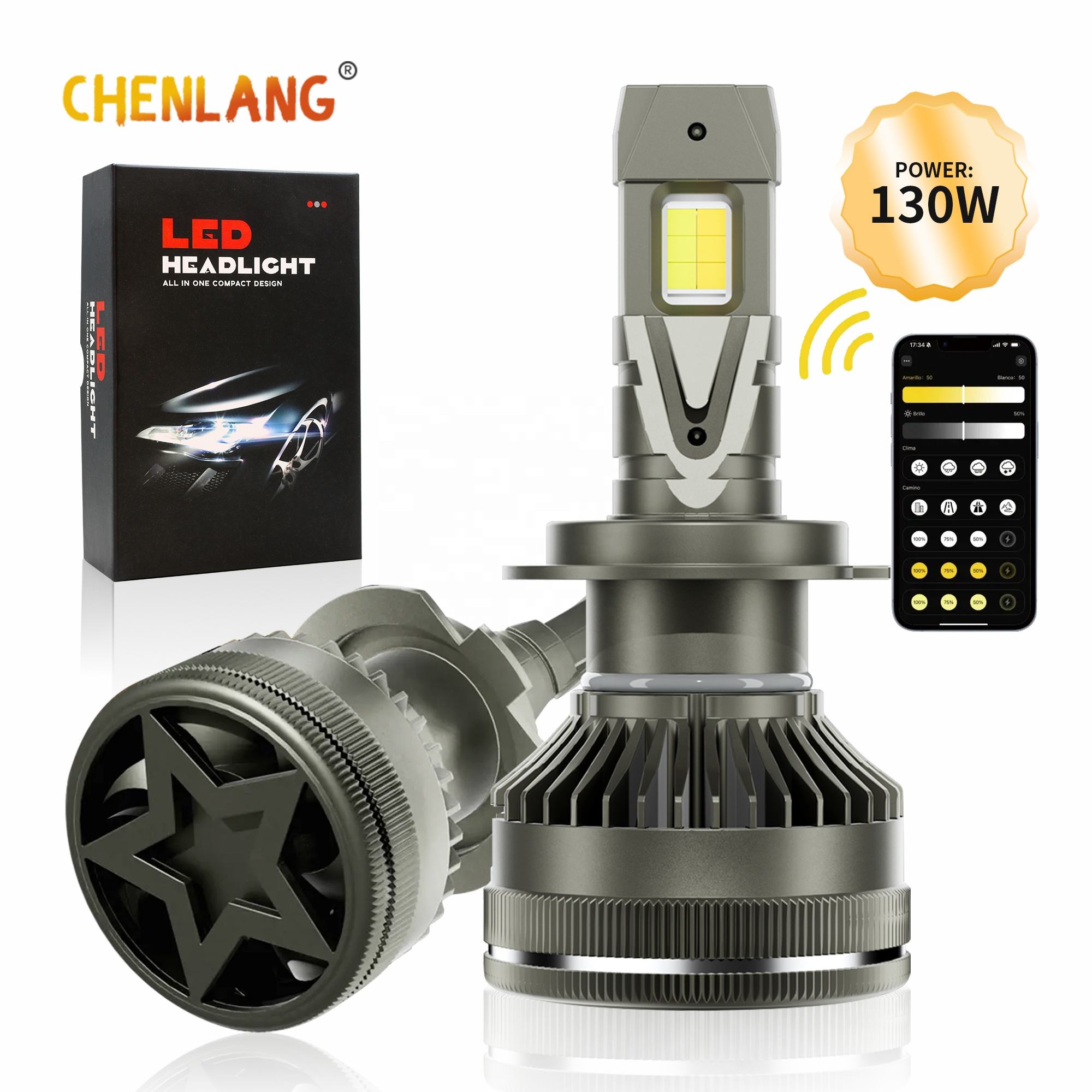FUELWISE LED Headlight 6000K Bright White Beam